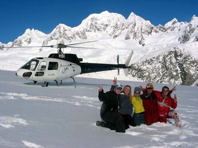 Heli pic1 - Fox, Franz Josef, Mt Cook, Mt Tasman and the Tasman Glazier by Helicopter