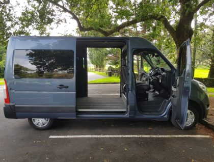 hero 420x318 - Renault Master MWB Accessible vehicle- Seating 4 plus 2 wheelchair passengers