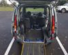 Rear ramp of Wheelchair accessible Renault Kangoo