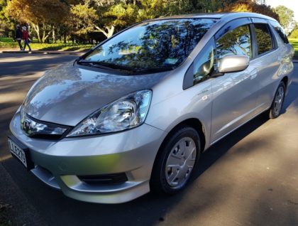 Honda Fit Shuttle Hybrid Station Wagon with Hand Controls and Left Foot Accelerator for Hire