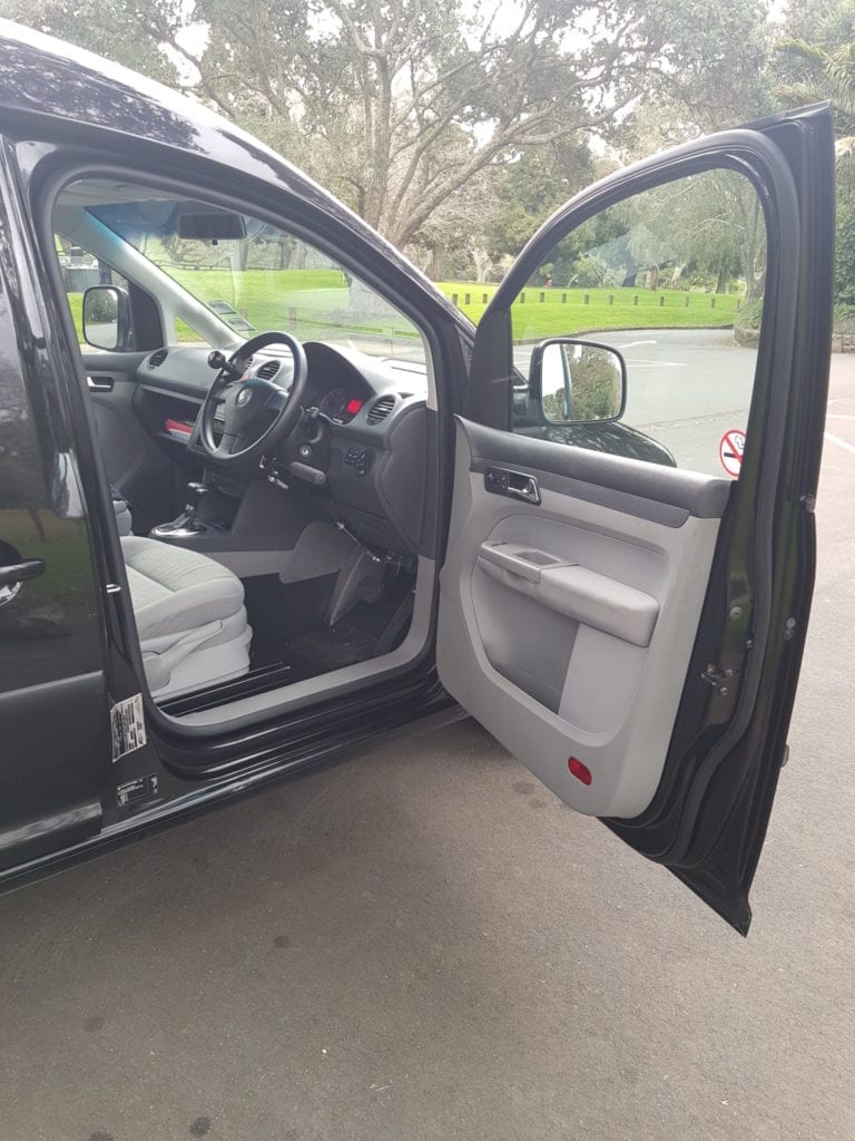 Wheelchair Accessible Volkswagen Caddy with hand controls