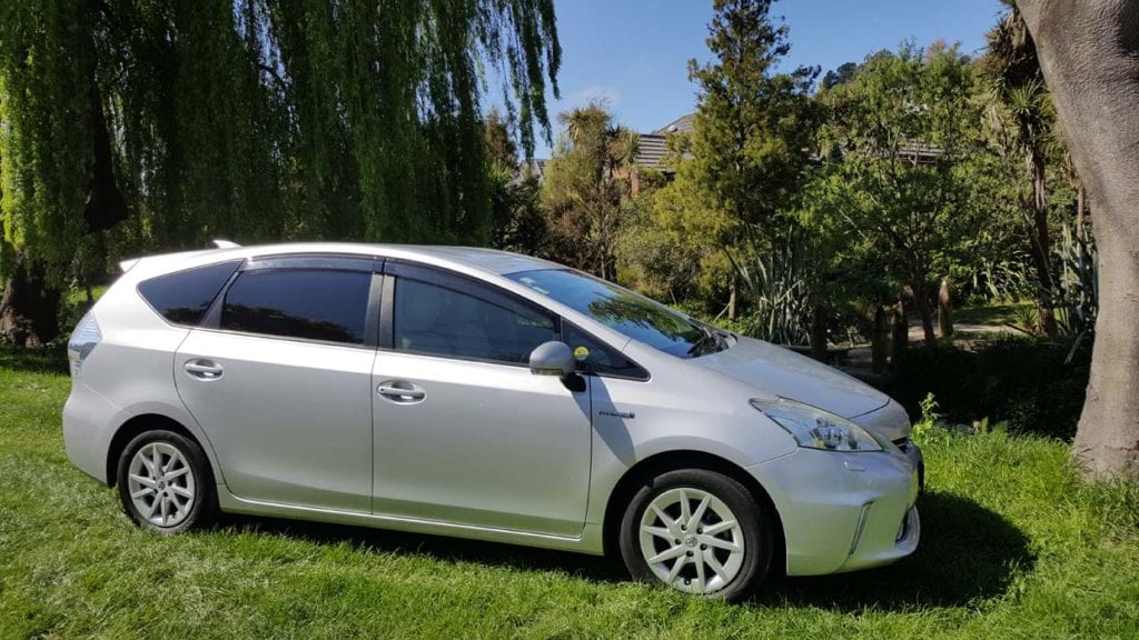 Toyota Prius Alpha Stationwagon with Push/Pull Hand Controls 5 seats