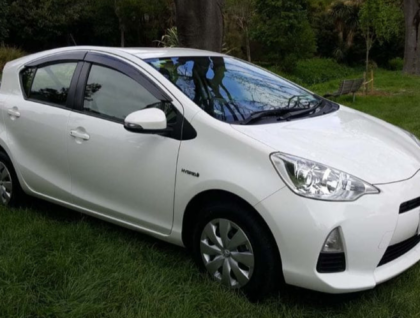 Toyota Aqua Hybrid Hatchback with PushPull Hand Controls