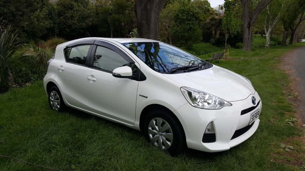 Toyota Aqua Hybrid Hatchback with Push/Pull Hand Controls