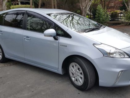 Toyota Prius Alpha Stationwagon with Hand Controls