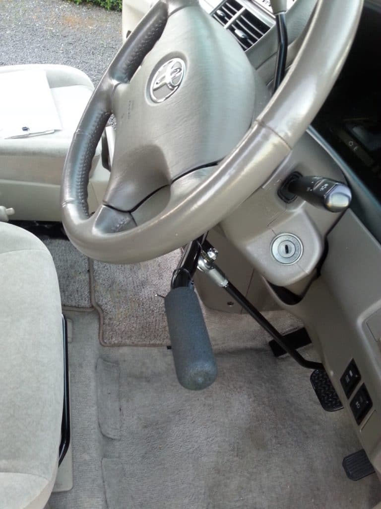 Toyota Gaia with Swing Out Seat, Rear Crane and Radial Hand Controls