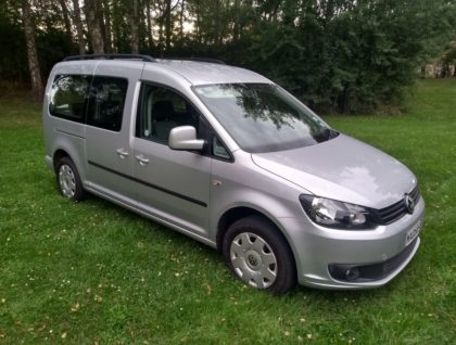 Volkswagon Caddy with Push Pull hand controls