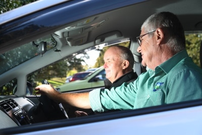 Trained driving instructor Trained driving instructor