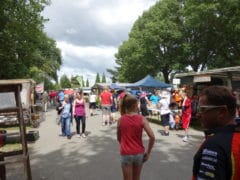 Riccarton Market Stalls 240x180 - Christchurch Farmers' Market (Riccarton Bush)