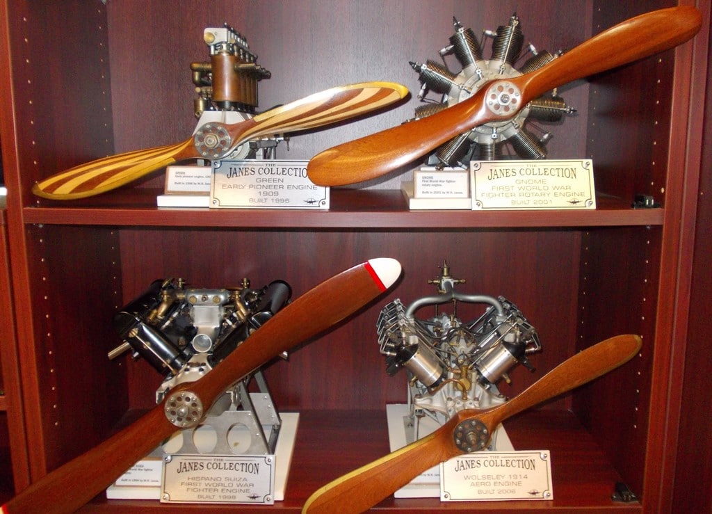 Bill Janes cabinet 2 web 1 - Classic Flyers Aviation Museum
