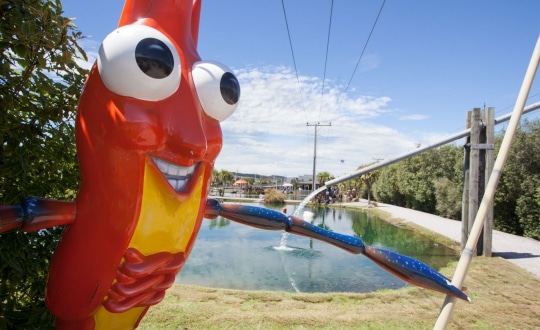 Giant Prawn at Huka Prawn Park - Huka Pawn Park