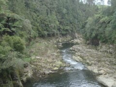 Wairoa River at McLaren Falls power station 240x180 - McLaren Falls