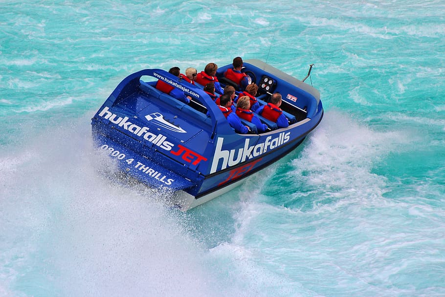 huka falls huka river jet boat tourism - Huka Falls Jet