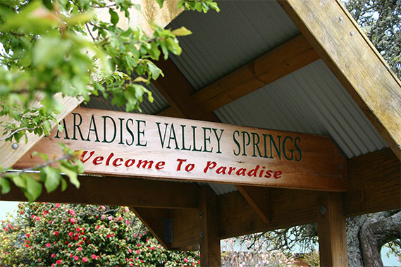 sign - Paradise Valley Springs