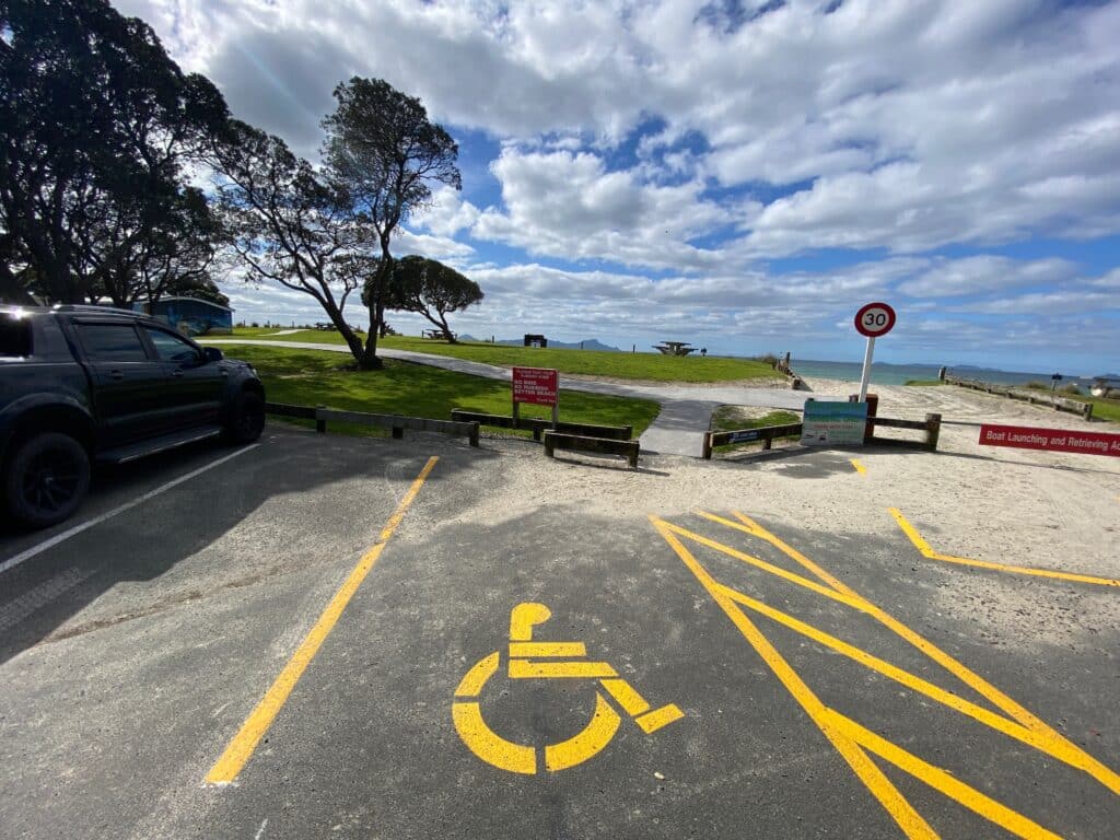 AccessibleParkWaipuCove 1024x768 - Accessible Beach - Waipu Cove Beach