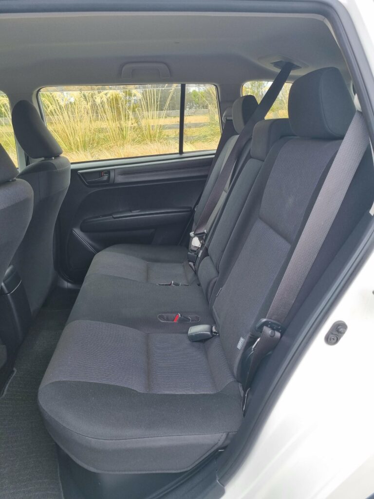 Toyota Fielder Hybrid with Hand Controls and Left Foot Accelerator rear seats
