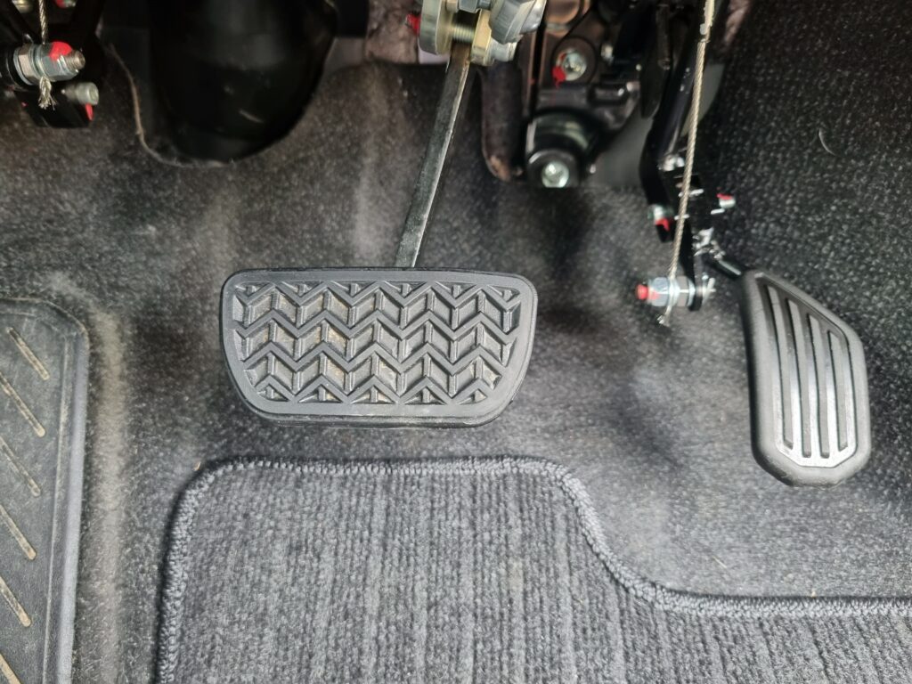 Toyota Fielder Hybrid with Left Foot Accelerator