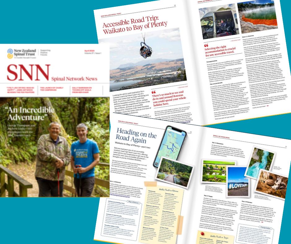 SpinalNetworkNewsfeature - Unveiling New Zealand's Accessible Marvels: Join the Adventure with Freedom Mobility and Spinal Network News!