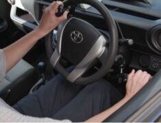 2025 03 25 12 39 17 1 Driving a Hand Control vehicle made easy with Freedom Mobility. YouTube an 235x180 - ‘It’s like an alternative Uber’. Holly Adams from Methven talks through driving after ankle injury.