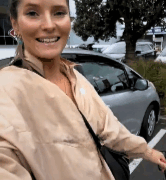 SarahandcontrolCar 166x180 - “It’s officially mind-blowing”. How Sarah Choat got back to her job, and her side hustle, thanks to ACC approving her hand-control car